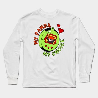 Turning Red My Panda My Choice Long Sleeve T-Shirt